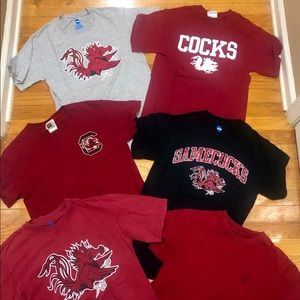Lot of University of South Carolina shirts